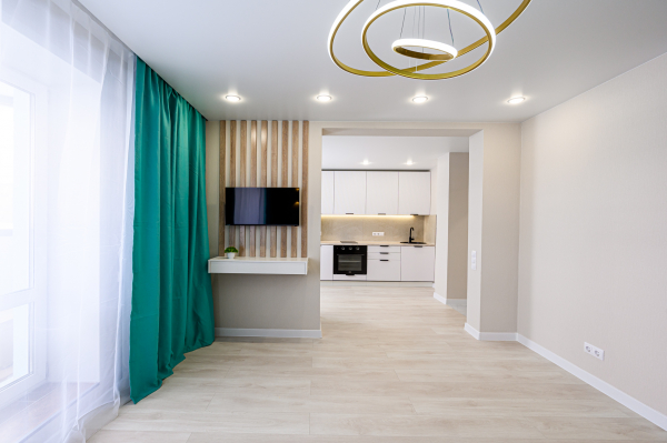 Стоимость двухуровневого потолка для кухни 12 м²