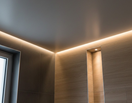 Натяжные потолки с подсветкой