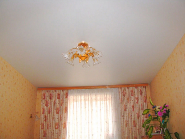 Пример тканевого потолка DESCOR 33 м²