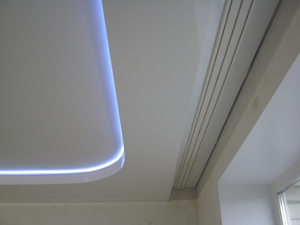 Парящие натяжные потолки